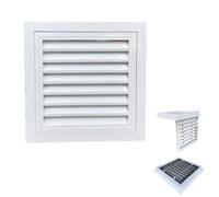 Trappe De Visite Aluninium Avec Filtre 38~124cm Panneau D'Accès À Persiennes Pour Mur Et Plafond Porte De Maintenance Encastrable À Pression Grille De Ventilation(19x20in/48x51cm)