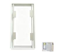 Trappe de Visite Cadre Clip Pour Cloison Plafond | Alliage Aluminium Panneau Amovible Habillage Carrelage Tuyauterie Structure Encastrée Accès Technique(20x40cm/7.9x15.7in)