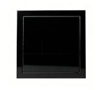 Trappe de Visite Carré Rectangulaire - Panneau D'Inspection pour Systèmes Ventilation, Rabat de Révision - Porte D'Accès en Métal Blanc pour Placo Plafond Mur Baignoire Gaine(Black,300x600mm)