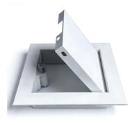 Trappe De Visite en Aluminium Trappe D'Acces Blanc, Dissimule Fils/tuyaux(8x12in/20.3x30.5cm)