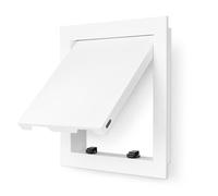 Trappe de Visite Magnétique en Aluminium, Panneau d'Accès Poussoir pour Mur et Plafond Gypse Placo, Trappe de Révision Blanc Mat, 15x15 à 60x60cm white 50×50 cm