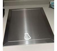 Trappe de Visite Panneau D'accès à Verrouillage Par Pression pour Sol, Mur et Plafond, Porte D'accès Étanche en Acier Inoxydable 304 pour Barbecue, Tranche D'inspection(12x14in(300x350mm))