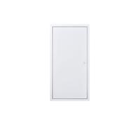 VEVOR Trappe de Visite 64x34 cm, Panneau d'Accès pour Cloisons Sèches Placo en Acier Galvanisé, pour Plafond Plomberie et Électricité, Trappe de Maintenance Dimensions de Découpe 31,5x62 cm, Blanc