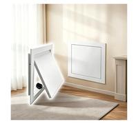 trappe de visite Panneau D'accès Pour Conduits Et Canalisations, Couvercle De Trappe D'inspection Pour Conduit De Douche/linge, Type À Pression(White,15x18in (38x46cm))