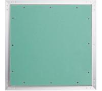 Trappe de visite plafond - UPMANN - Alu-Eco Flex 600x600 - Insert plaque plâtre 12,5 mm - Rw 28 dB - Cadre aluminium