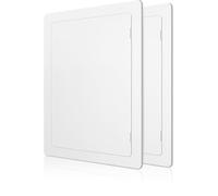 Trappe de Visite pour Plafond 100x150 mm Lot de 2 - Panneau d’Accès pour Regard Compteur d’Eau, Comble, Baignoire et Boîtes à Fusibles - Dissimule les Câbles et les Tuyaux