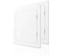 Trappe de Visite pour Plafond 200x200 mm Lot de 2 - Panneau d’Accès pour Regard Compteur d’Eau, Comble, Baignoire et Boîtes à Fusibles - Dissimule les Câbles et les Tuyaux