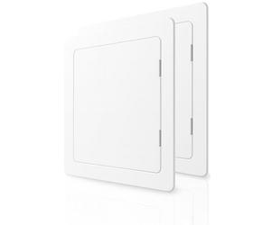 Trappe de Visite pour Plafond 450x450 mm Lot de 2 - Panneau d’Accès pour Regard Compteur d’Eau, Comble, Baignoire et Boîtes à Fusibles - Dissimule les Câbles et les Tuyaux