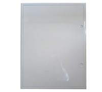 Trappe de visite Softline 400x800mm blanc "The White Edition" serrure batteuse arrée pour montage au mur ou au plafond