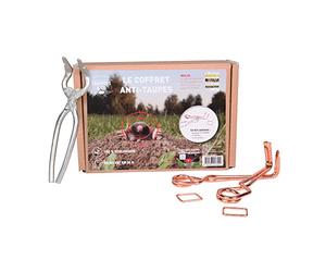 TRAPPERS and CO - Kit Complet 8 Pièges + 10 Détentes Amorçage - Taupes Rats Campagnol - Type Putange Rigide Haute Qualité Simple d'Utilisation sans Danger ni Substance Toxique - Réutilisable