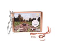 TRAPPERS and CO - Kit Complet 8 Pièges + 10 Détentes Amorçage - Taupes Rats Campagnol - Type Putange Rigide Haute Qualité Simple d'Utilisation sans Danger ni Substance Toxique - Réutilisable