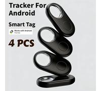Traqueur Android Portable, dispositif Anti-perte, fonctionne avec Google's Find Hub, recherche d'articles, étiquette intelligente pour Pixel Motorola GMS, 4 pièces Black-4PCS