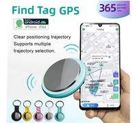 Traqueur GPS Bluetooth intelligent AirTag pour iPhone Android, Mini localisateur pour clés, portefeuille, bagages pour animaux de compagnie, dispositif de recherche Anti-perte AK28-White