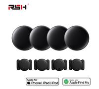 Traqueur GPS magnétique puissant pour voiture, dispositif de positionnement Anti-perte, localisateur de voiture, fonctionne avec Apple Find My APP, 1/4, paquet de 4 4pack