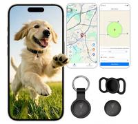 Traqueur GPS pour chiens et chats, collier intelligent pour animal domestique fonctionne avec Apple Find My, sans frais mensuels, sans carte SIM, emplacement en temps réel, étanche IP68, ultra fin