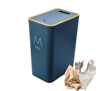 TRASH CAN avec PRESS TOP LID, CAN DE GARBAGE AVEC PRESS TOP - BIN Sopor BIN REAPBASKETBASKET | Basket Slim Garbage Bin WasteBasket avec Press Top, panier de rangement pour salle de bain, salon et