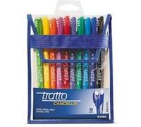 Tratto 834700 stylo à encre gel Noir, Bleu, Vert, Bleu clair, Vert clair, Orange, Rouge, Jaune 10 pièce(s) G