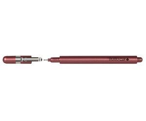 Tratto Clip Technical Pen Fine Red 12 pcs