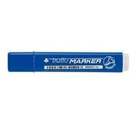 Tratto Marker marqueur indélébile Pointe biseautée Bleu 12 pièce(s) G