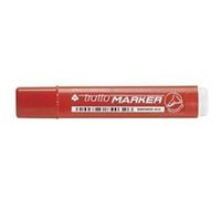 Tratto Marker marqueur indélébile Pointe ogive Rouge 12 pièce(s) G