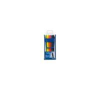 Tratto Pen - Marqueur - Noir, Rouge, Bleu, Orange, Jaune Fluorescent, Vert Printemps - Encre À L'eau - 0.5 Mm - Pack De 6