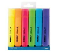 TRATTO Video - Pochette 6 surligneurs assortis