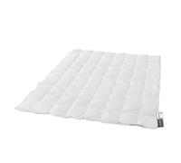 Traumnacht Base Couette en duvet, pour l'été, 90% Duvet et 10% Plumes, Blanc, 155 x 220 cm