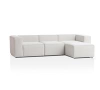 Traumnacht Genua Canapé d'angle modulaire, combinable Individuellement, en élément d'assise avec accoudoir Gauche, Droite, élément d'assise sans accoudoir ni Tabouret, Tissu d'ameublement résistant