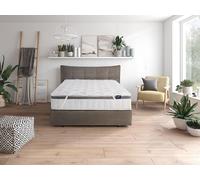 Traumnacht Rêve protège-matelas en microfibre de nuit de confort, 180 x 200 cm, blanc