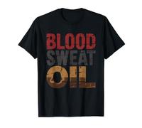 Travailleur du Petrole Plateforme Petroliere Champ T-Shirt
