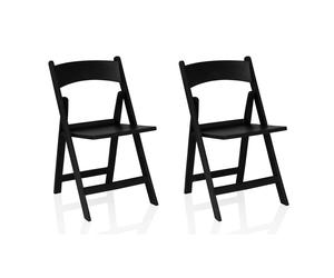 TRAVANO 1 - Chaise d'extérieur Noir