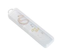 Travel Cosmetic Brush Holder - Portable Makeup Organizer Box, Clear Storage Case for Brushes Jewelry Cutlery | Compact Carrying Case for Travel Home Vanity on-The-Go Use