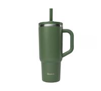 TRAVEL CUP isotherme double paroi en Inox avec bouchon étanche Qwetch 900 ml kaki