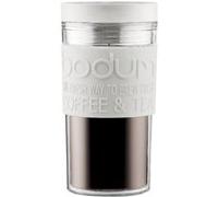 Travel mug en plastique avec bouchon à vis Bodum 0,35 L Blanc Blanc G