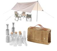TravelspiceHolder - 12 Pieces Camp Kitchen Organizer, Simple to Carry