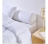 Bleu Calin Traversin Coton Bio - Confort Moelleux - Enveloppe 100% Coton Issu de l’Agriculture Biologique - 140cm