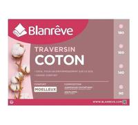 Traversin Coton - BLANREVE -180 cm - Blanc