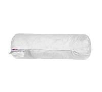 Traversin - HOMESCAPES - 40 x 15 cm - Garnissage en plumes de canard - Hypoallergénique - Anti acariens