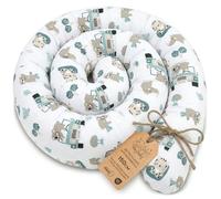 Traversin Oreiller de Corps Japonais Cervical 150 cm Coton | Coussin Allaitement Grossesse Dormeur Latéral Positionnement Nuque Enveloppant Cale 150 cm Afrique