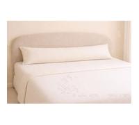 Traversin plat - MORTREUX - MORTREUX - Coton anti-acariens - 160 cm - Fibre creuse siliconée 750 g/m²