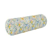 Traversin pour les jambes - Table de massage - Coussin rond pour dormir - Coussins cylindriques - Coussin de soutien pour le bas du dos - Autriche - Edelweiss - Beauté d'été - Fleurs colorées