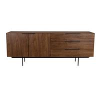 TRAVIS - Buffet en bois naturel foncé Marron foncé
