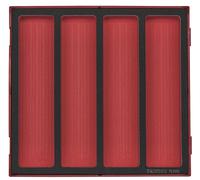 Tray Foam2 tray vide avec 4 compartiments Teng Tools TED00