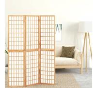 Traylux Paravent pliable 3 pièces style japonais - 120 x 170 cm - Paravent brise-vue séparateur autoportant avec papier de riz pour salon, chambre à coucher, bureau et intimité