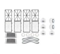 Trayneel Kit de filtre de rechange pour nettoyeur de piscine Dolphin M200 M400 M500 Dx6 avec brosses de pistes, anneaux d'escalade et roues de guidage - Panneaux de filtre ultra fins