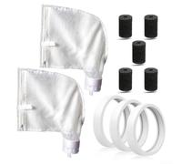 Trayneel Kit de nettoyage de piscine pour Polaris 360 380 avec sacs en maille en nylon C10 et brosse à récurer pour aspirateur de piscine Vac Sweep 280 480 3900
