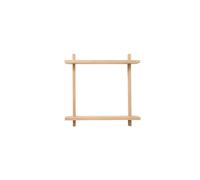 Andersen Furniture Étagère murale Treat double Oak. 50x12x50 cm