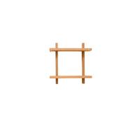 Andersen Furniture Étagère murale Treat double Oiled Nature Oak. 34x12x34 cm
