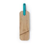 Trebonn - Artù Integrated Knife Salami, Planche à découper en bambou avec couteau à saucisson intégré, 43x11x2.4 cm. Pour trancher le salami, doté d'une rainure spéciale pour faciliter la découpe.