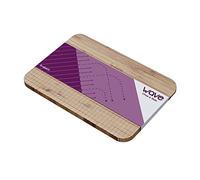 Trebonn - Wave Chop & Slide, planche à découper en bois de bambou moulé pour faciliter les opérations de coupe et de canal ramassage de nourriture 30 x 20 cm 1020107